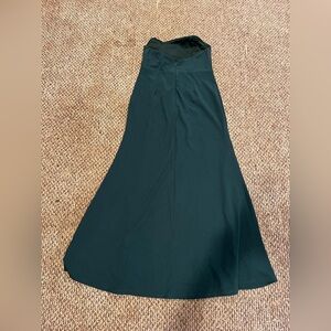Elegant Dark Green A-Line Dress